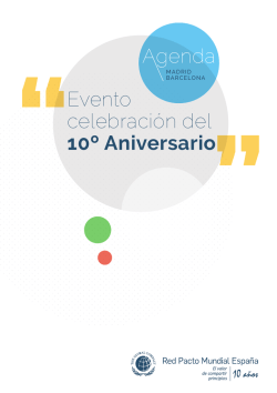 &bull;Agenda 10 Aniv. Diptico A6 p&aacute;g sueltas - Pacto Mundial