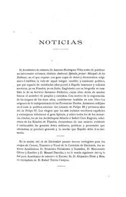 Noticias. Bolet&iacute;n de la Real Academia de la Historia, tomo 46 (enero