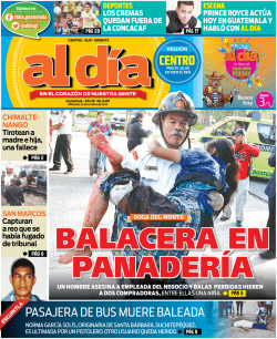 CENTRO - Al d&iacute;a