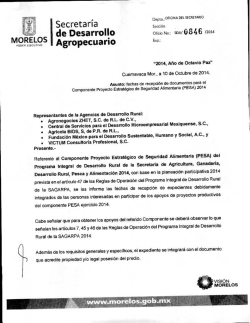 Atento Aviso PESA 2014 - OEIDRUS Morelos