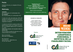 tr&iacute;ptico - Colegio Oficial de Logopedas de Andaluc&iacute;a