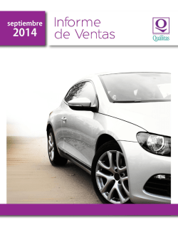 1 Informe de Ventas septiembre 2014 - Bolsa Mexicana de Valores