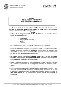bases - Ayuntamiento de Palencia