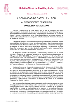 BOCYL n.º 198 15-octubre-2014 - FETE-UGT Enseñanza - Castilla y