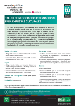 Programa (pdf) - Junta de Andalucía