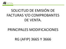 SOLICITUD DE EMISI&Oacute;N DE FACTURAS Y/O COMPROBANTES