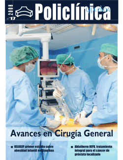 Avances en Cirugía General - Policlínica Gipuzkoa