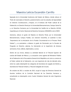 Maestra Leticia Escandón Carrillo - Comisión Nacional de los