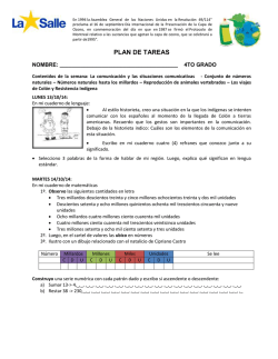 cuarto grado. - ue colegio la salle guaparo