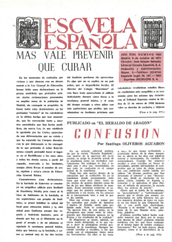 Escuela española - Año XXXI, núm. 1960, 8 de octubre de 1971