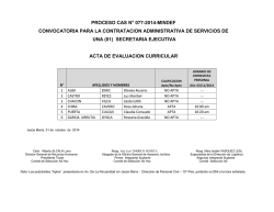 DIRECCION DE ADMINISTRACION DE PERSONAL CIVIL