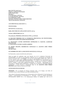 SAP, Civil, sección 1, Pontevedra, núm. 126/2014, de 4 de abril de