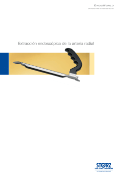 Extracción endoscópica de la arteria radial (PDF | 1.1 MB) - Karl Storz
