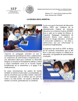 1 México, D.F., lunes 20 de octubre de 2014 Nota. Número - sepdf