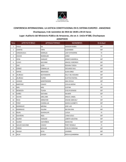 Nro APEPATERNO APEMATERNO NOMBRES Entidad