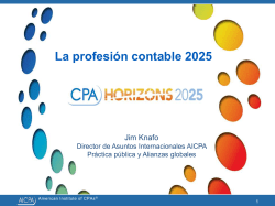 La profesión contable 2025 - Instituto Nacional de Contadores