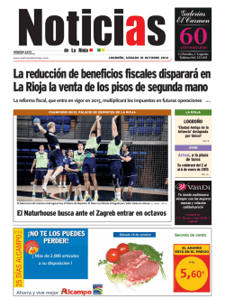 NDLR - 18 octubre 2014 - Noticias de La Rioja