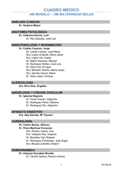 CUADRO MEDICO