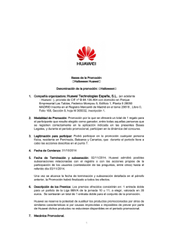 HuaweiTechnologiesEspa&ntilde;a,S.L.