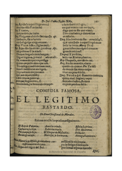 El leg&iacute;timo bastardo - Biblioteca Virtual Miguel de Cervantes