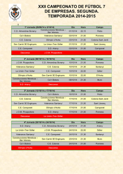 calendario F7 Segunda - aideb