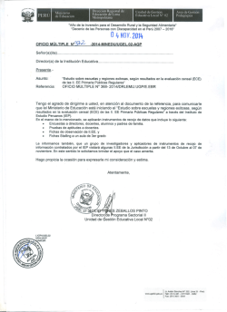  Dirección Regional de ,i U sd d (—  d - Ugel 02
