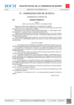 PDF (BOCM-20141105-126 -1 págs -75 Kbs) - Sede Electrónica del