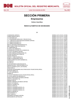 boletín oficial del registro mercantil - BOE.es