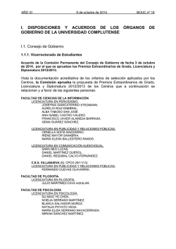 Acuerdo de la Comisi&oacute;n Permanente del Consejo de Gobierno de