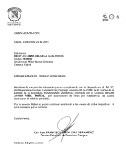 Orjuela Gualteros Deisy Johanna - Universidad Militar Nueva Granada