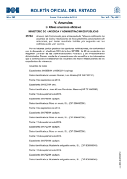 PDF (BOE-B-2014-35764 - 4 págs. - 175 KB ) - BOE.es