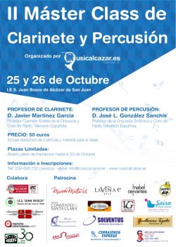 II Máster Class de - Musicalcazar.es