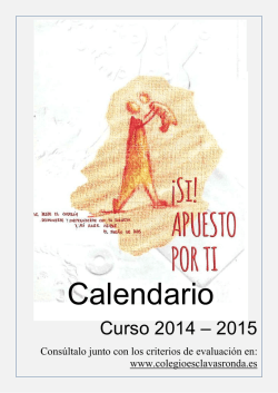 Calendario - (Esclavas) Ronda