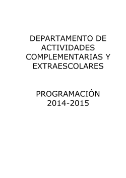Programación - Escuela Oficial de Idiomas | El Fuero de Logroño