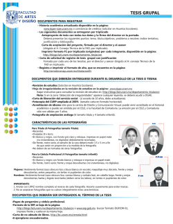 REQUISITOS TESIS GRUPAL - Blogs ENAP - UNAM