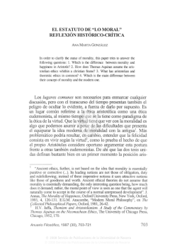 EL ESTATUTO DE LO MORAL REFLEXI&Oacute;N fflST&Oacute;RICO - Dadun
