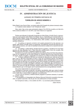 PDF (BOCM-20141104-92 -1 págs -75 Kbs) - Sede Electrónica del