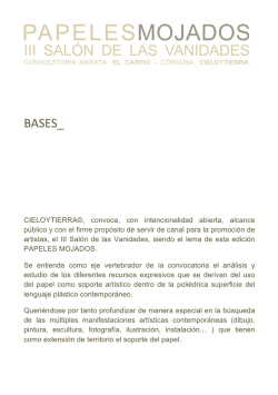 Bases Papeles Mojados.pdf - The Art Boulevard