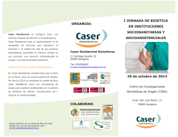 programa - Instituto Aragonés de Ciencias de la Salud