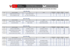 Octubre del 2014. - UGEL-06