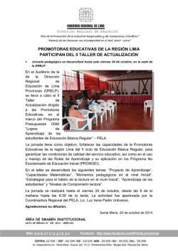 nota completa - Dirección Regional de Educación Lima Provincias