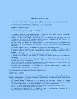 Descargar.. resumen ejecutivo POA 2014 SEDECA