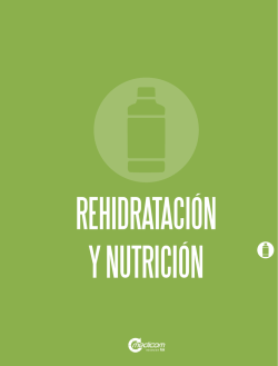 REHIDRATACIÓN Y NUTRICIÓN - Medicom