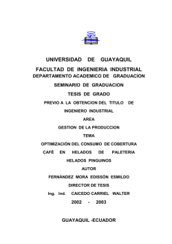 universidad de guayaquil facultad de ingenieria industrial