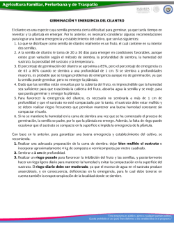 Manejo de Hortalizas en Climas Tropicales - Componente de