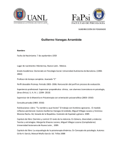 Dr. Guillermo Vanegas Arrambide