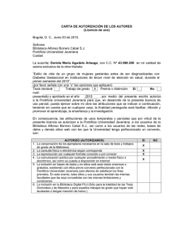 carta de autorizacin de los autores - Repositorio Institucional
