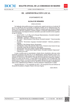 PDF (BOCM-20141013-47 -1 págs -71 Kbs) - Sede Electrónica del