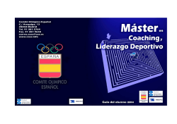 Guia del alumno 2014 - Federaci&oacute;n Espa&ntilde;ola de Pirag&uuml;ismo