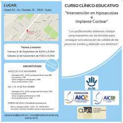 programa hipoacusia - CPLGA - Colegio Profesional de Logopedas